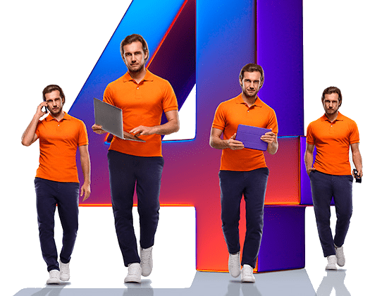 Великолепная четверка Ростелеком в деревня Морозово (Пермский край)